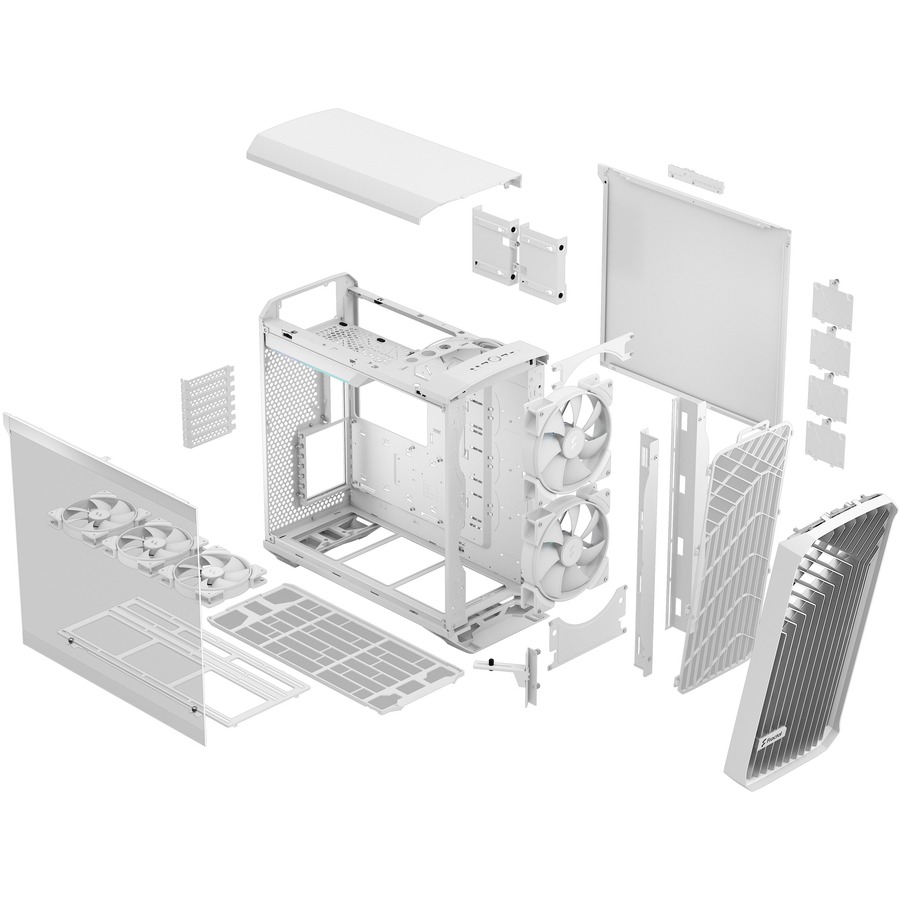 Fractal Design Torrent White RGB TG Clear Tint - Image 9