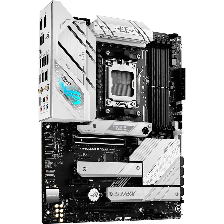Asus ROG Strix B650-A GAMING WIFI Gaming Desktop Motherboard - AMD B650 Chipset - Socket AM5 - ATX - Image 1