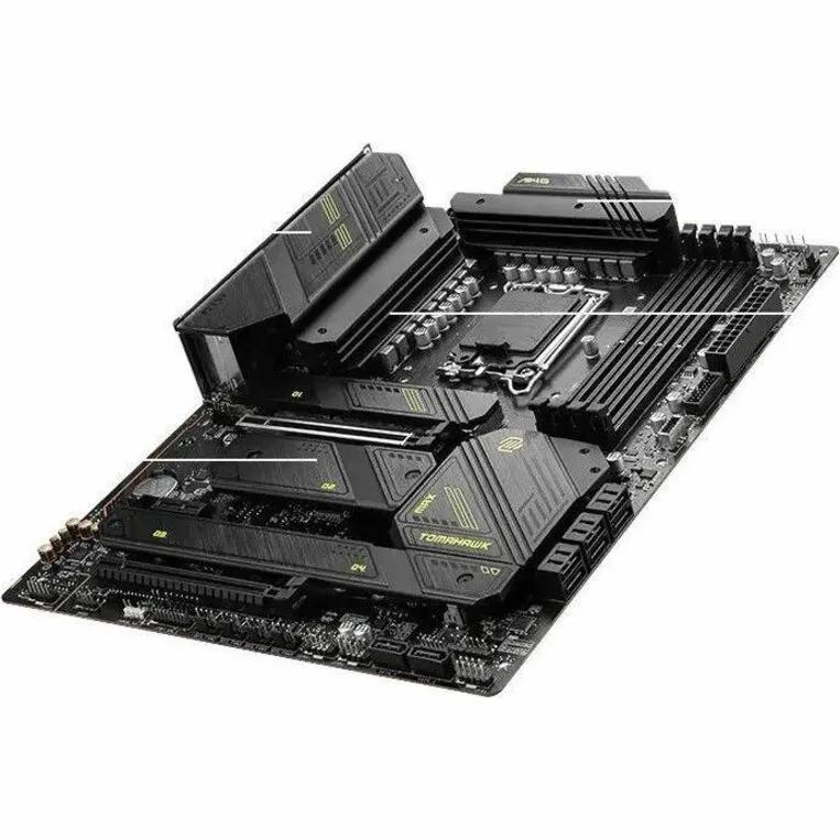 MSI MAG Z790 TOMAHAWK MAX WIFI Gaming Desktop Motherboard - Intel Z790 Chipset - Socket LGA-1700 - ATX - Image 3