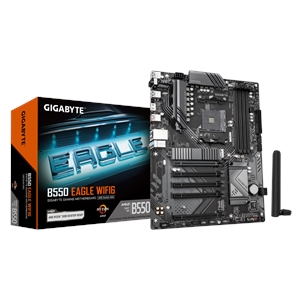 GIGABYTE B550 EAGLE WIFI6 Gaming Desktop Motherboard - AMD B550 Chipset - Socket AM4 - ATX