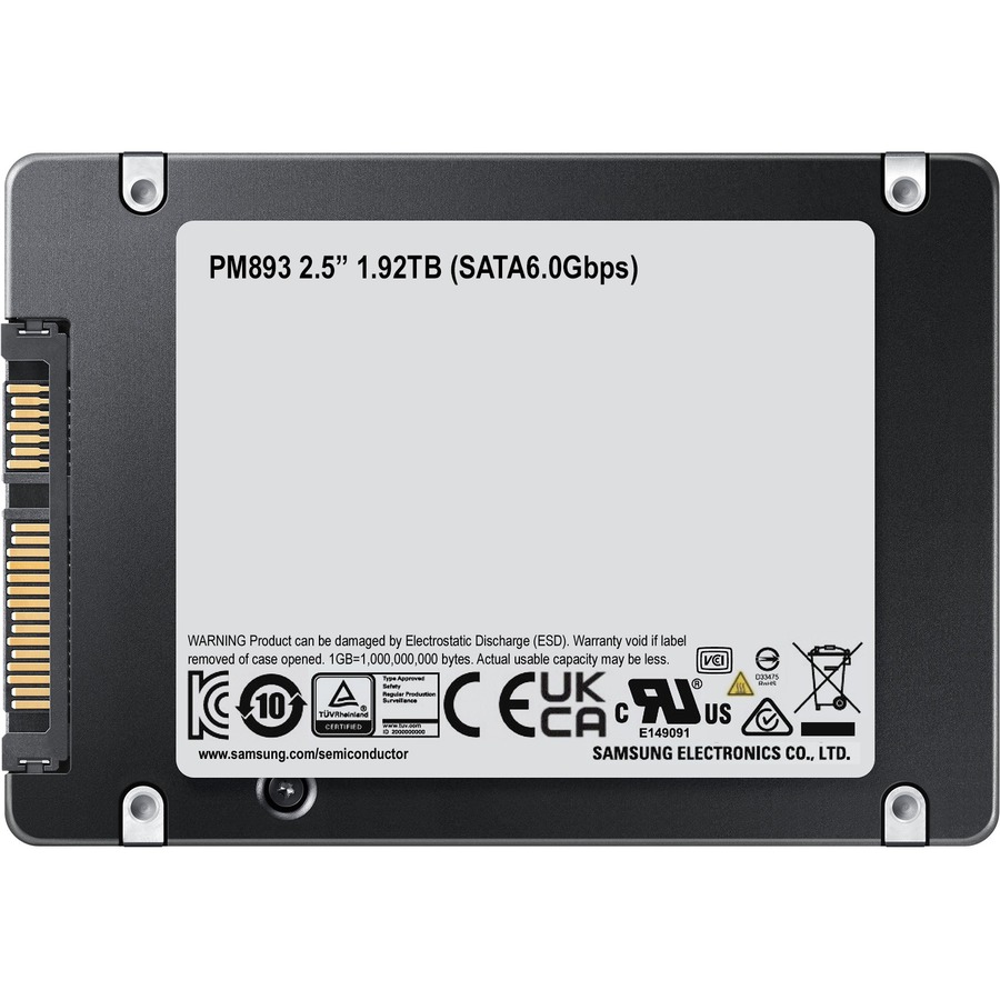 Samsung PM893 1.92 TB Solid State Drive - 2.5" Internal - SATA (SATA/600) - Image 2