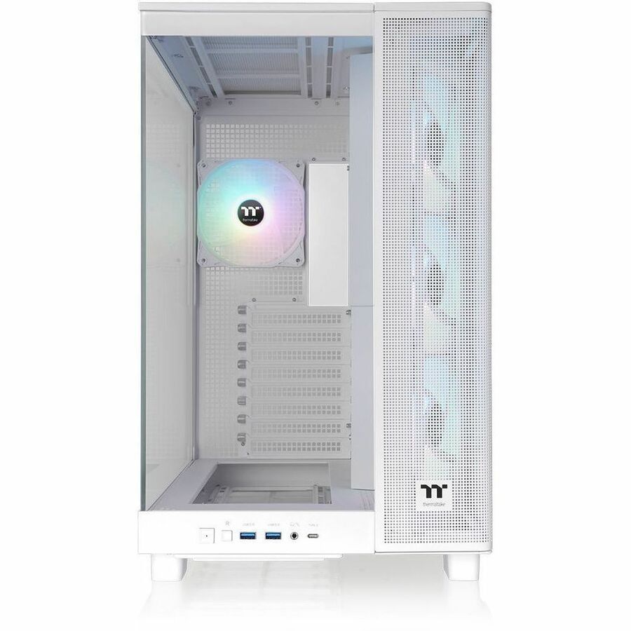 Thermaltake View 380 XL TG ARGB Snow Mid Tower Chassis - Image 1