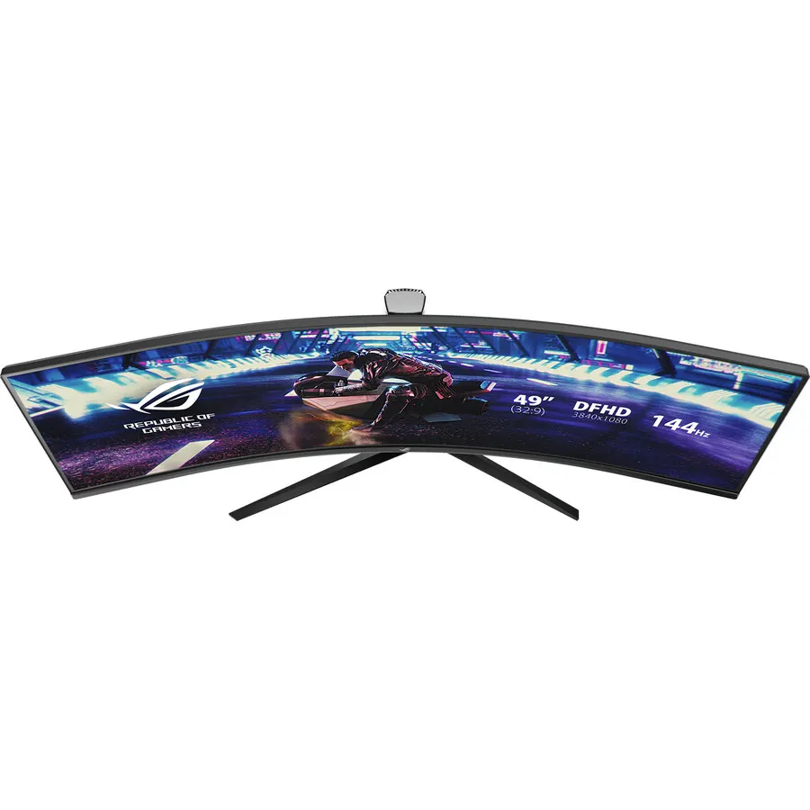 Asus ROG Strix XG49VQ 49" Class Double Full HD (DFHD) Curved Screen Gaming LCD Monitor - 32:9 - Black - Image 5