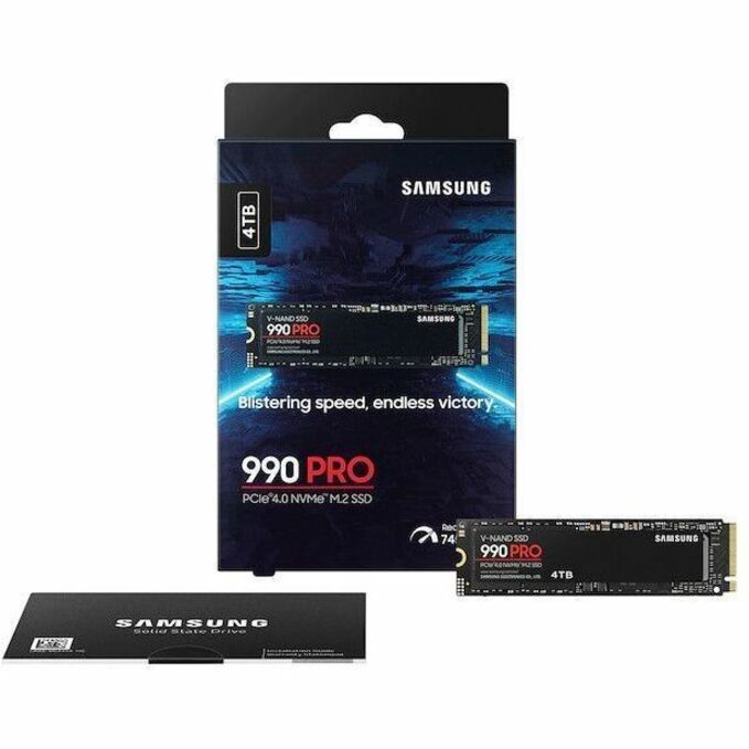 Samsung 990 PRO 4 TB SSD - M.2 2280 Internal - PCI Express NVMe (PCI Express 4.0 x4) - Image 1