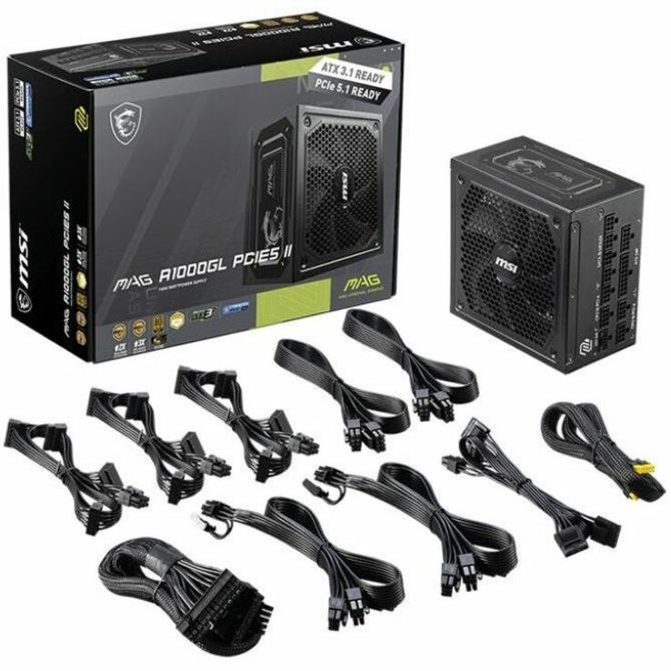MSI MAG 1000W Power Supply - Image 3