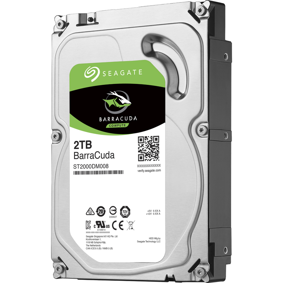 Seagate BarraCuda 2 TB Hard Drive - 3.5" Internal - SATA (SATA/600) - Image 1