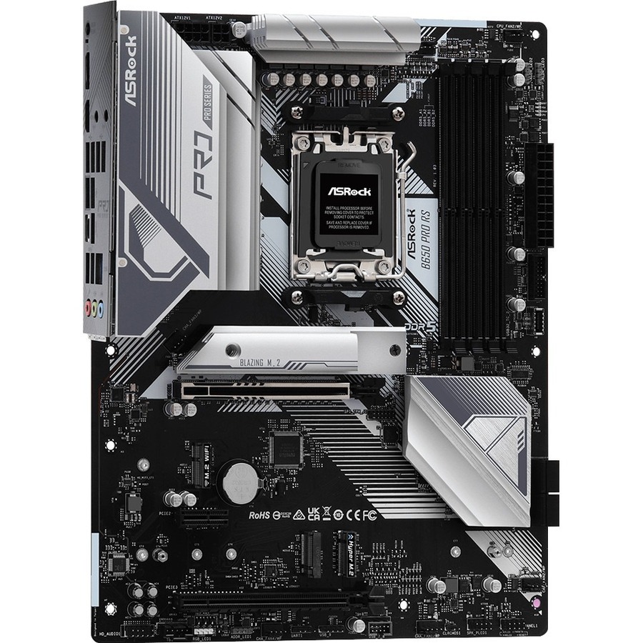 ASRock B650 PRO RS Gaming Desktop Motherboard - AMD B650 Chipset - Socket AM5 - ATX - Image 1
