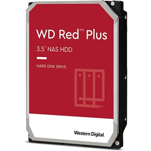 WD Red Plus WD40EFPX 4 TB Hard Drive - 3.5" Internal - SATA (SATA/600) - (CMR) Method
