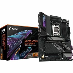 GIGABYTE Ultra Durable X870E AORUS ELITE Gaming Motherboard - AMD X870E Chipset - Socket AM5 - ATX