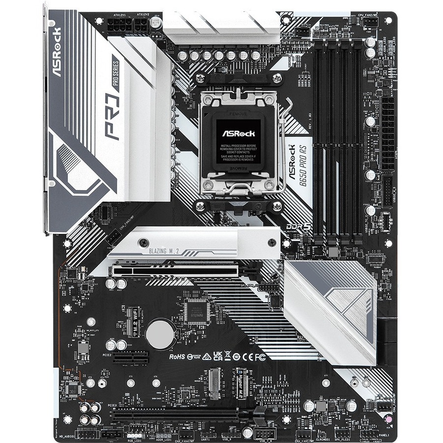 ASRock B650 PRO RS Gaming Desktop Motherboard - AMD B650 Chipset - Socket AM5 - ATX - Image 2