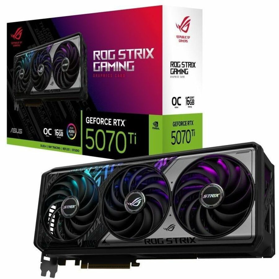 Asus ROG NVIDIA GeForce RTX 5070 Ti Graphic Card - 16 GB GDDR7