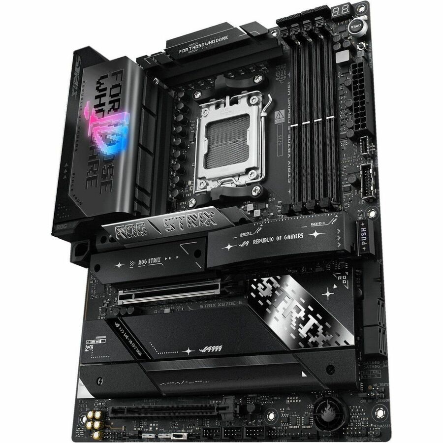 Asus ROG Strix X870E-E GAMING WIFI Gaming Desktop Motherboard - AMD X870E Chipset - Socket AM5 - ATX - Image 2