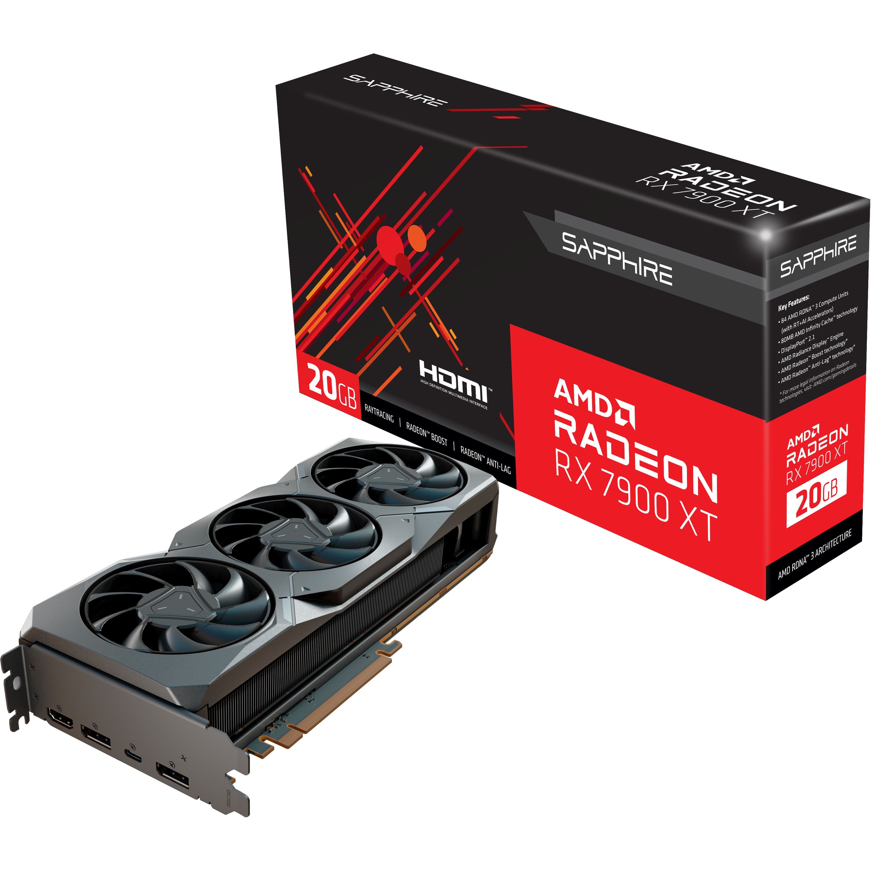 Sapphire AMD Radeon RX 7900 XT 20GB Graphic Card