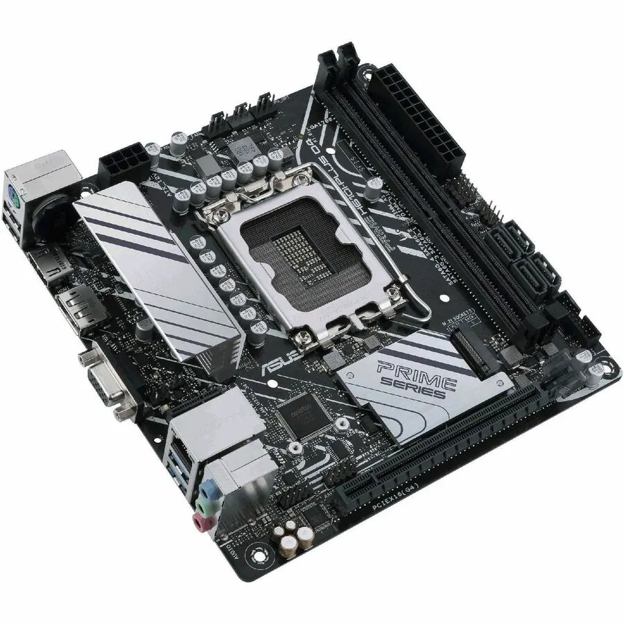 Asus Prime PRIME H610I-PLUS D4-CSM Desktop Motherboard - Intel H610 Chipset - Socket LGA-1700 - Mini ITX - Image 1