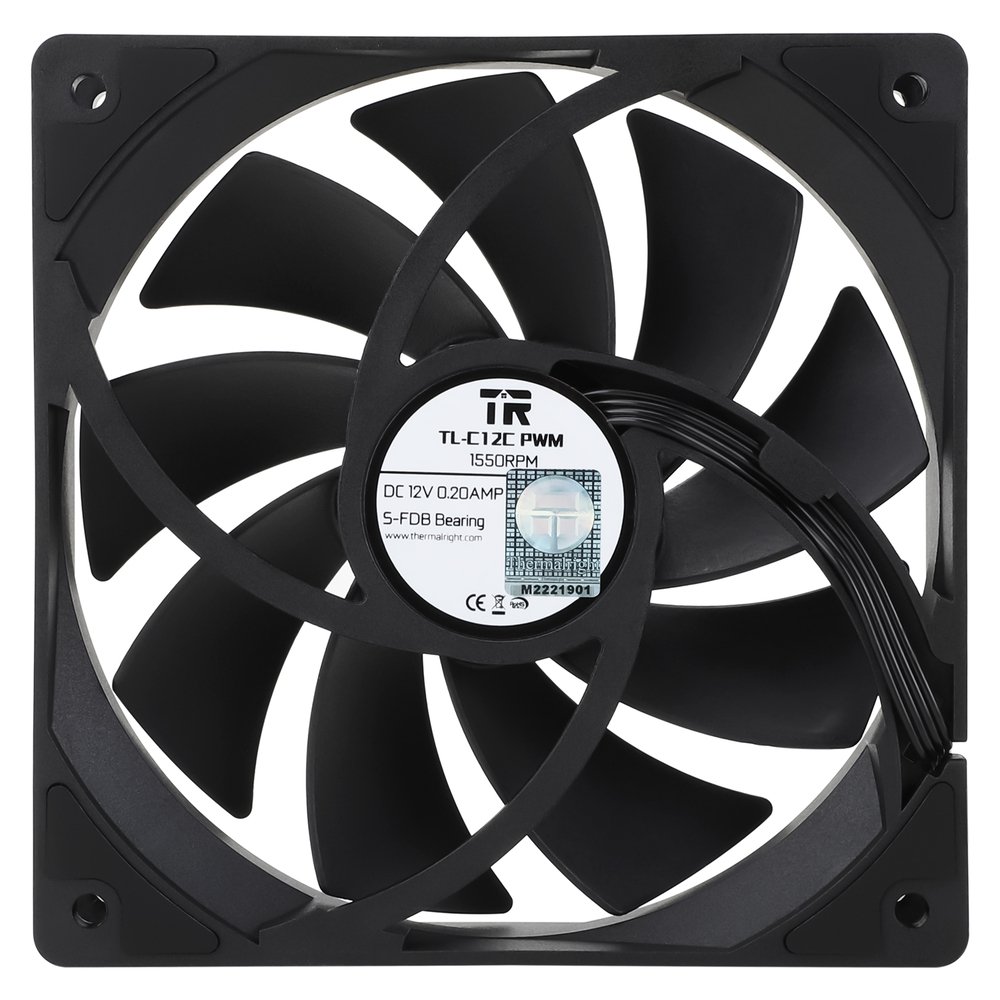 Thermalright TL-C12C*3 CPU Fan 120mm Case Cooler Fan, 4pin Pack of 3 - Image 4