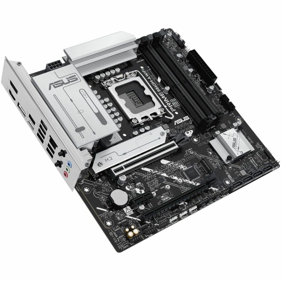 Asus Prime B860M-A WIFI-CSM Desktop Motherboard - Intel B860 Chipset - Socket LGA-1851 - Micro ATX - Image 4