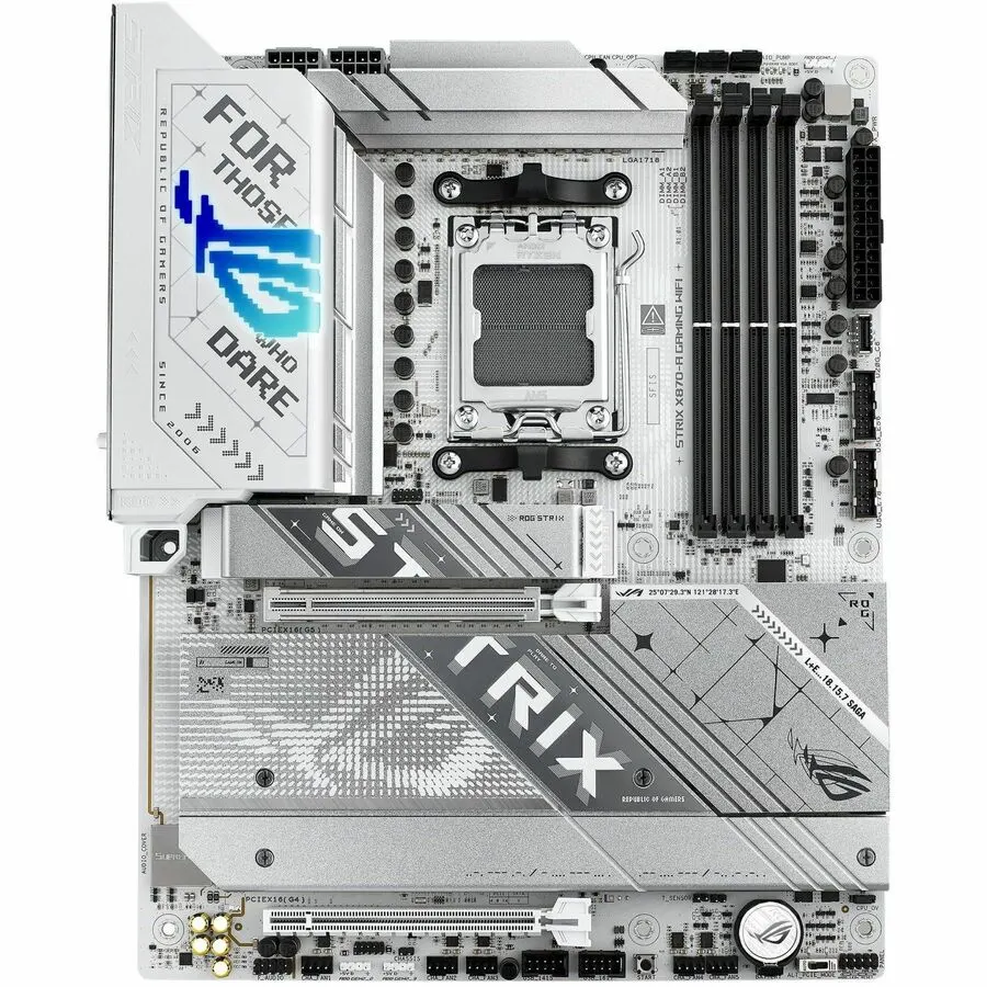 Asus ROG Strix X870-A GAMING WIFI Gaming Desktop Motherboard - AMD X870 Chipset - Socket AM5 - ATX - Image 1