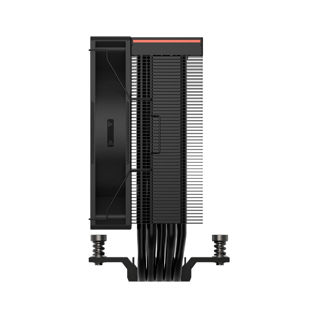 PCCOOLER RT500 Digital ARGB 5-Heatpipe Tower Air Cooler with Smart Digital Monitor - Image 3