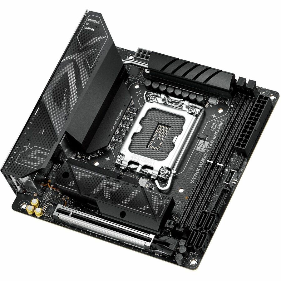 Asus ROG Strix B860-I GAMING WIFI Gaming Motherboard - Intel B860 Chipset - Socket LGA-1851 - Mini ITX - Image 4