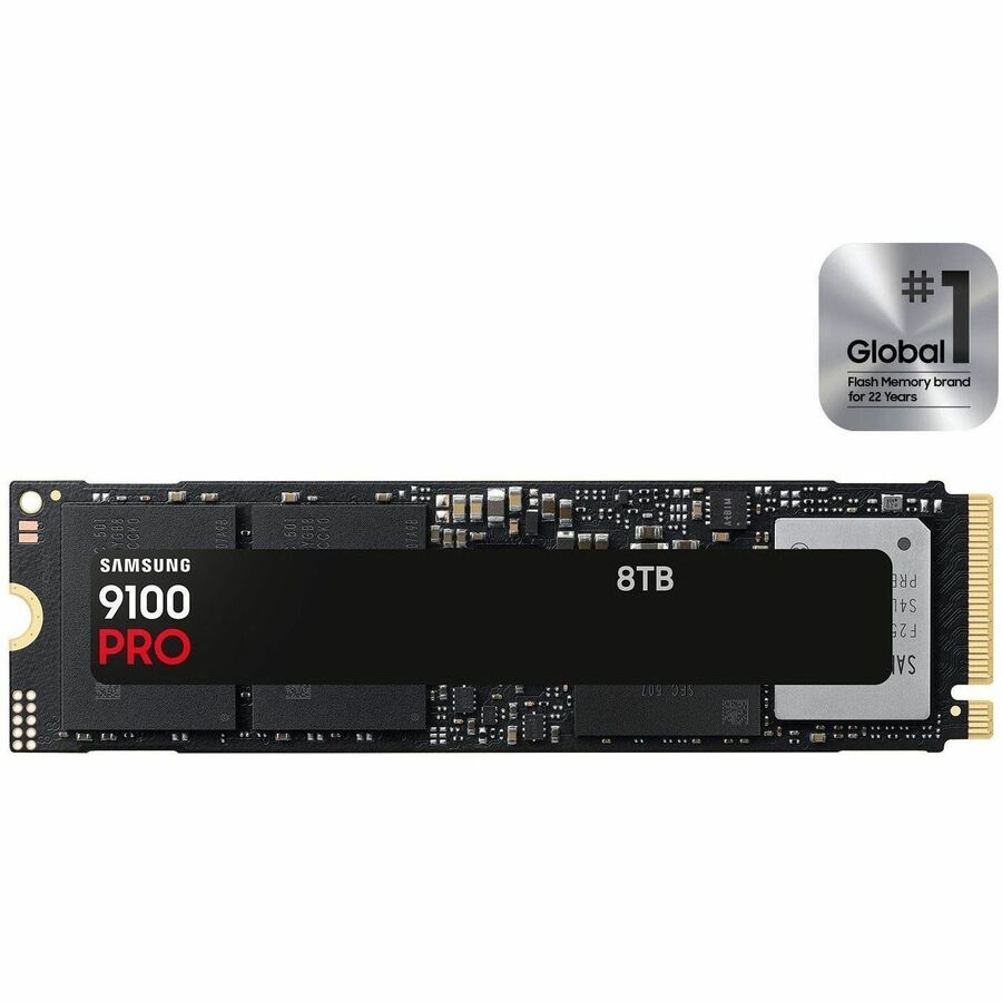 Samsung 9100 PRO 8 TB SSD - M.2 2280 Internal - PCI Express NVMe (PCI Express NVMe 5.0 x4) - Image 1