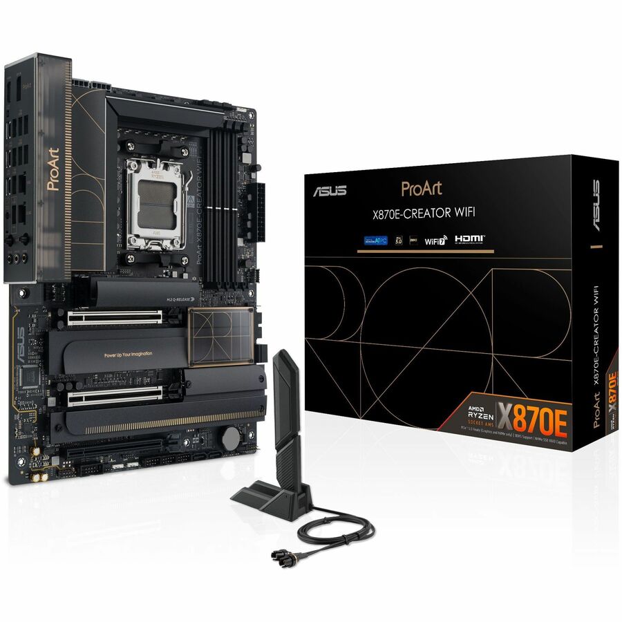 Asus ProArt X870E-CREATOR WIFI Gaming Desktop Motherboard - AMD X870E Chipset - Socket AM5 - ATX