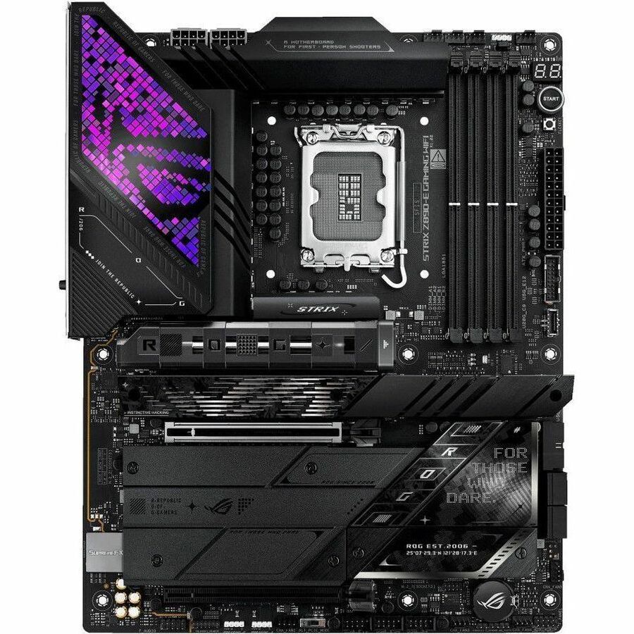 Asus ROG STRIX Z890-E GAMING WIFI Gaming Desktop Motherboard - Intel Z890 Chipset - Socket LGA-1851 - ATX - Image 1