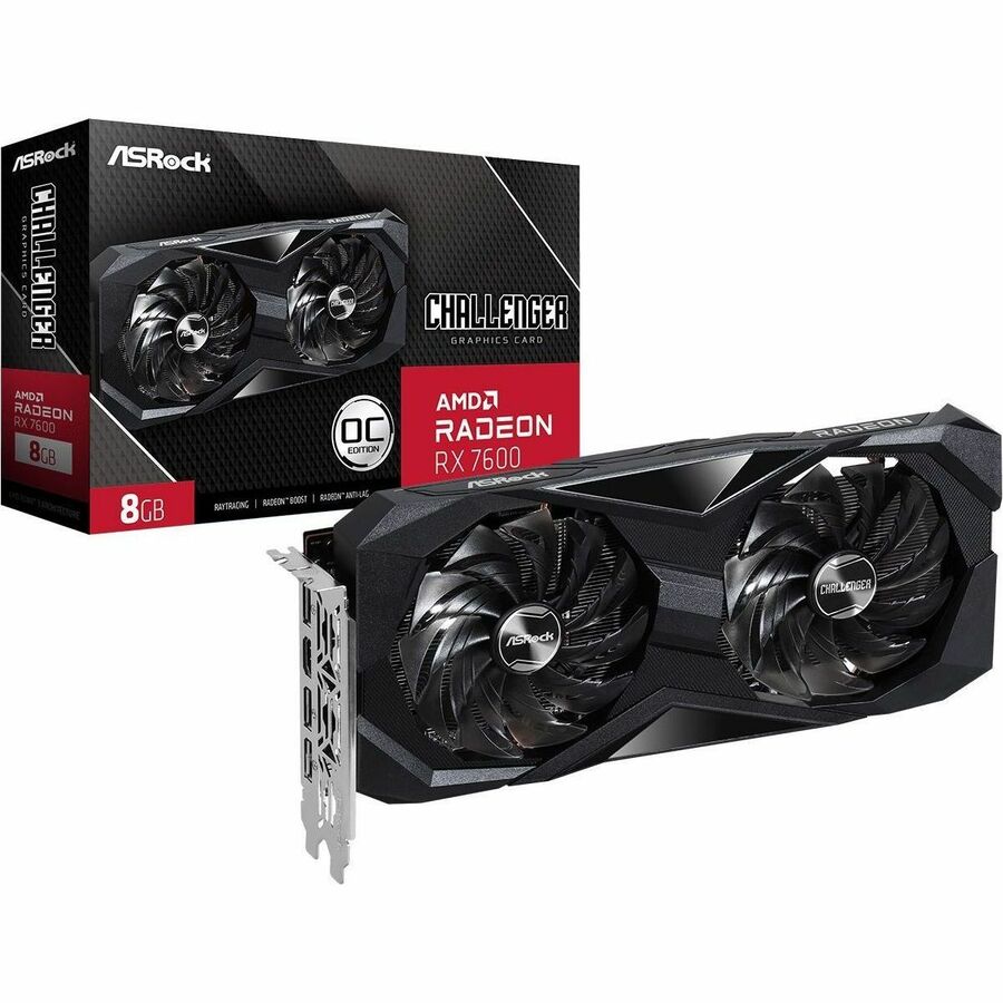 ASRock AMD Radeon RX 7600 Graphic Card - 8 GB GDDR6