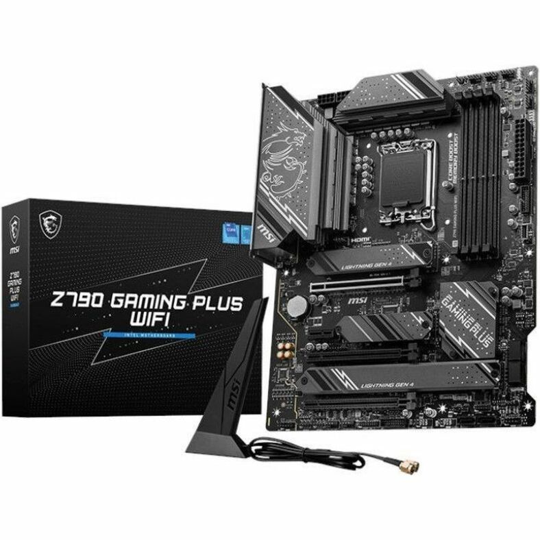 MSI Z790 GAMING PLUS WIFI Gaming Desktop Motherboard - Intel Z790 Chipset - Socket LGA-1700 - ATX - Image 4