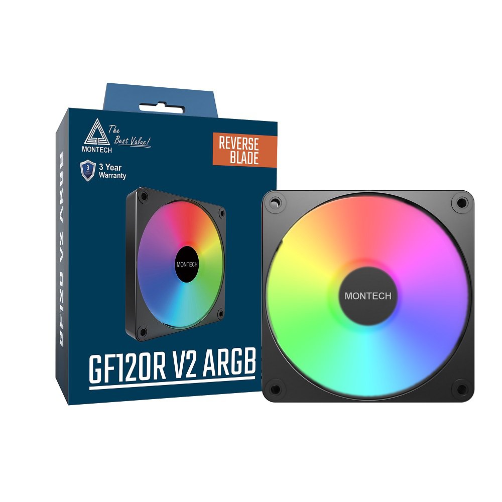 MONTECH GF120R V2 ARGB Quiet Performance - Black