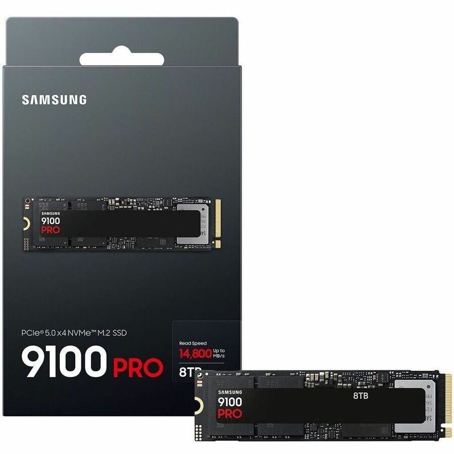 Samsung 9100 PRO 8 TB SSD - M.2 2280 Internal - PCI Express NVMe (PCI Express NVMe 5.0 x4) - Image 2