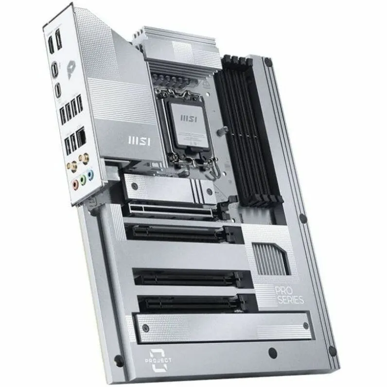 MSI PRO Z890-S WIFI PZ Gaming Desktop Motherboard - Intel Z890 Chipset - Socket LGA-1851 - ATX - Image 2