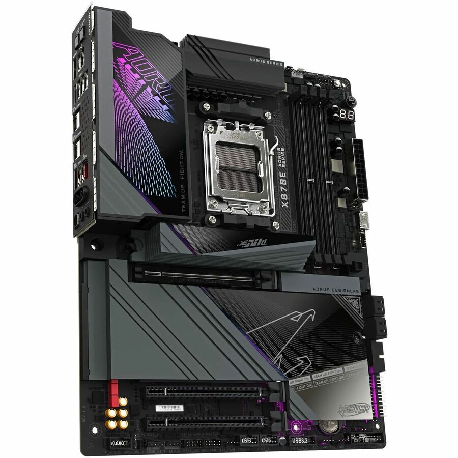 GIGABYTE X870E AORUS MASTER Gaming Desktop Motherboard - AMD X870E Chipset - Socket AM5 - ATX - Image 3