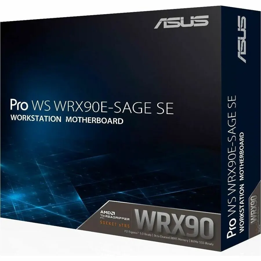 Asus WS WRX90E-SAGE SE Workstation Motherboard - AMD WRX90 Chipset - Socket sTR5 - SSI EEB - Image 6