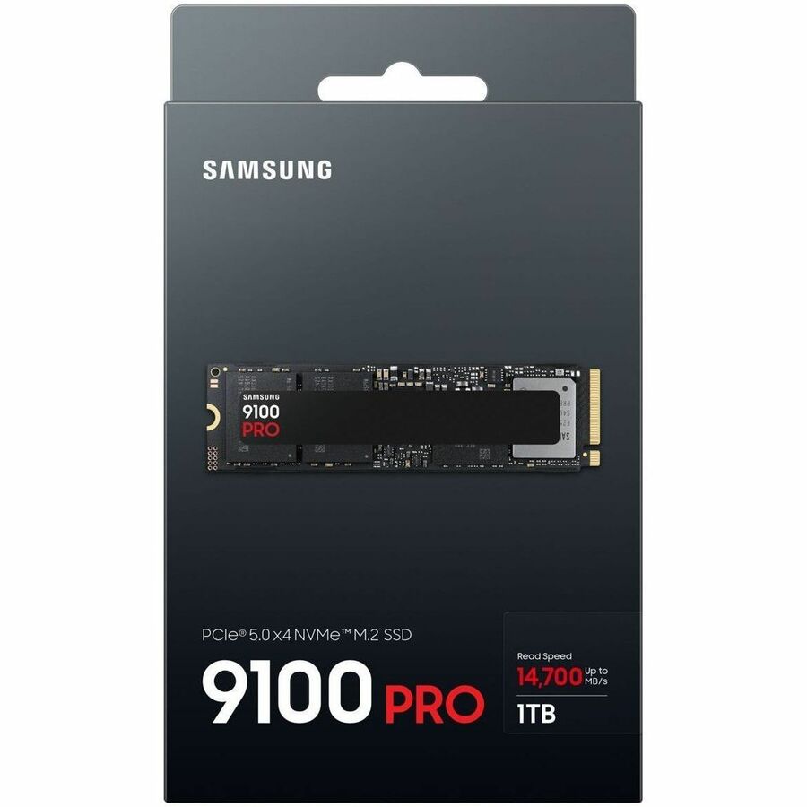 Samsung 9100 PRO 1 TB Solid State Drive - M.2 2280 Internal - PCI Express NVMe (PCI Express NVMe 5.0 x4) - Black - Image 4