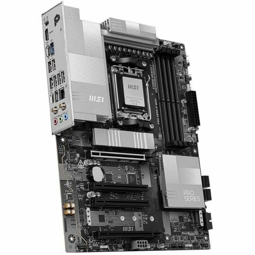 MSI X870-P WIFI Gaming Desktop Motherboard - AMD X870 Chipset - Socket AM5 - ATX - Image 2