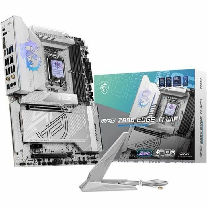 MSI MPG Z890 EDGE TI WIFI Gaming Desktop Motherboard - Intel Z890 Chipset - Socket LGA-1851 - ATX - Image 2