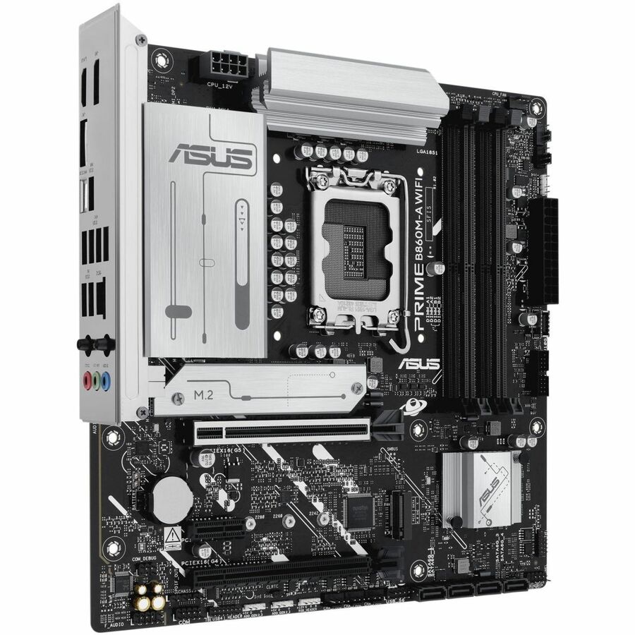 Asus Prime B860M-A WIFI-CSM Desktop Motherboard - Intel B860 Chipset - Socket LGA-1851 - Micro ATX - Image 1