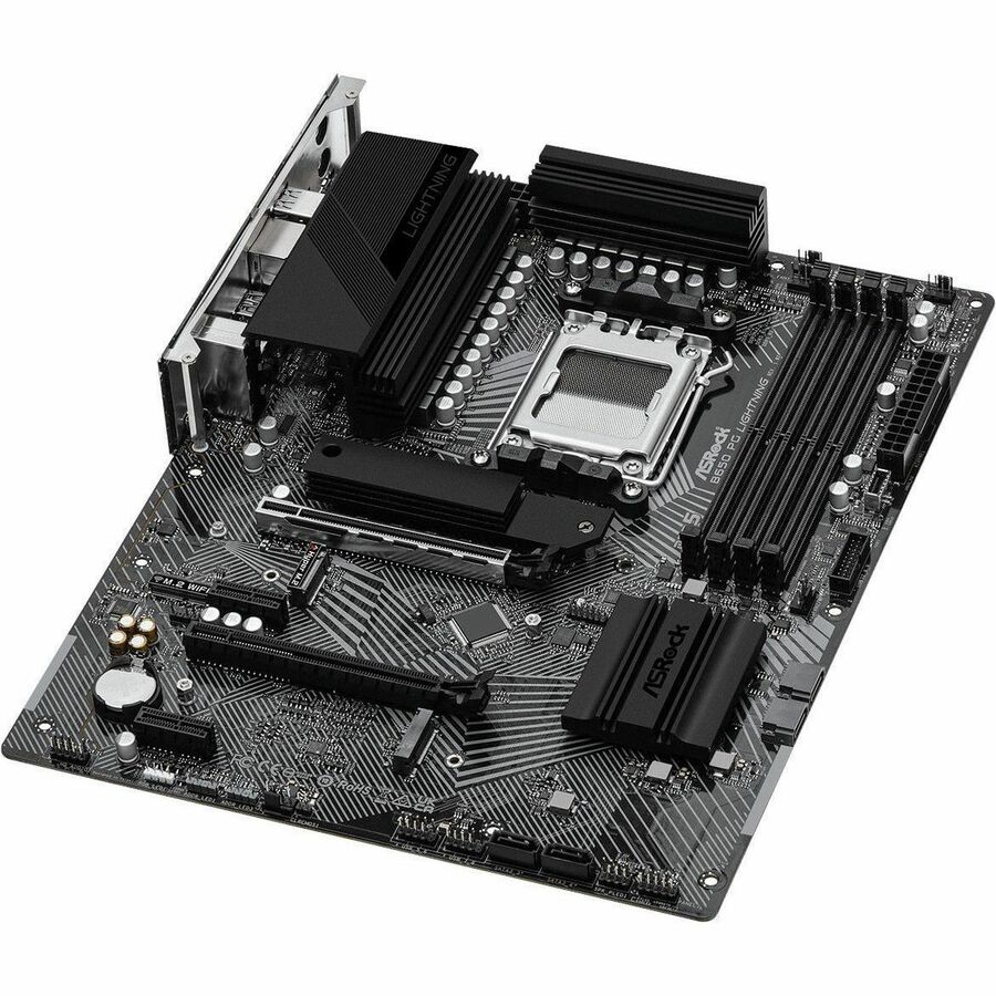 ASRock B650 PG LIGHTNING Gaming Desktop Motherboard - AMD B650 Chipset - Socket AM5 - ATX - Image 3