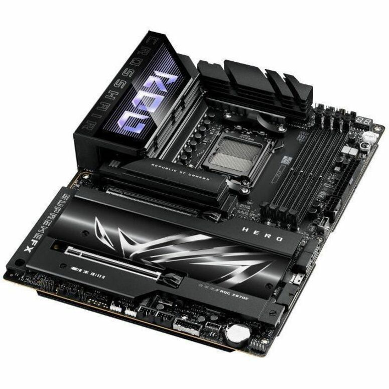 Asus ROG Crosshair X870E HERO Gaming Desktop Motherboard - AMD X870E Chipset - Socket AM5 - ATX - Image 4