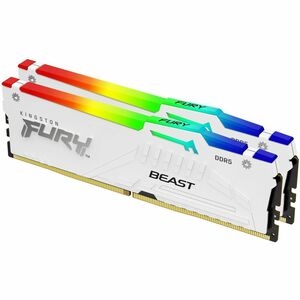 Kingston FURY Beast 64GB (2 x 32GB) DDR5 Memory Kit (WHITE) - 6000 MHz