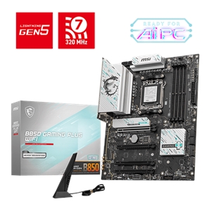 MSI B850 GAMING PLUS WIFI Gaming Desktop Motherboard - AMD B850 Chipset - Socket AM5 - ATX