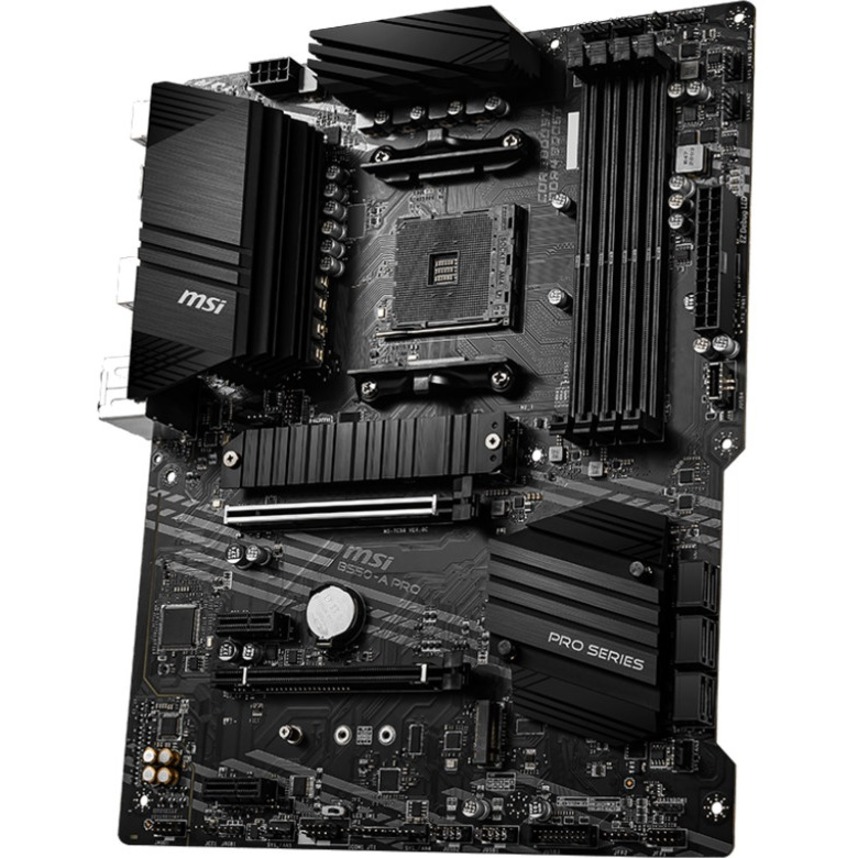 MSI B550-A PRO Desktop Motherboard - AMD B550 Chipset - Socket AM4 - ATX - Image 2