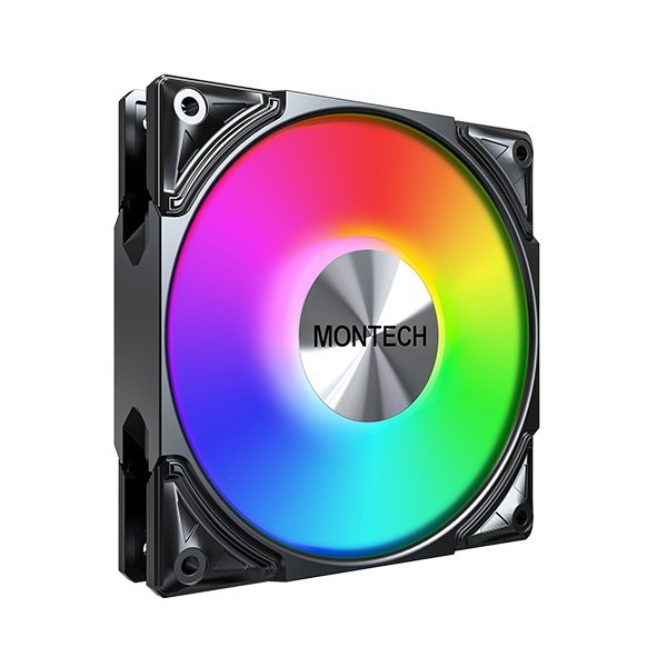 MONTECH METAL PRO 12 ARGB PWM, 4-Pin - 120mm Black - Image 1