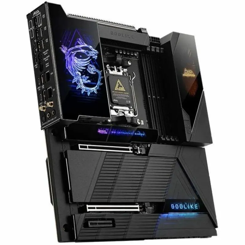 MSI MEG X870E GODLIKE Gaming Desktop Motherboard - AMD X870E Chipset - Socket AM5 - Extended ATX - Image 2