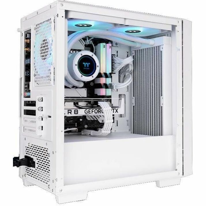 Thermaltake Versa H16 TG ARGB Snow Micro Tower Chassis - Image 7