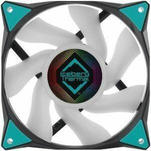 Iceberg IceGALE ARGB Cooling Fan Black - 1 Pack